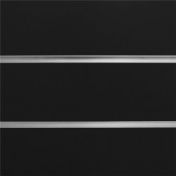 PANEL DE LAMAS NEGRO 15.5 GUÍAS (2 UD) CON GUÍAS DE ALUMINIO (31 UD)