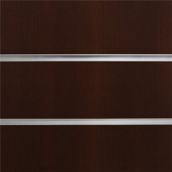 PANEL DE LAMAS WENGUÉ 7.5 GUÍAS (2 UD)  CON GUÍAS DE ALUMINIO (15 UD)
