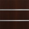PANEL DE LAMAS WENGUÉ 7.5 GUÍAS (2 UD)  CON GUÍAS DE ALUMINIO (15 UD)