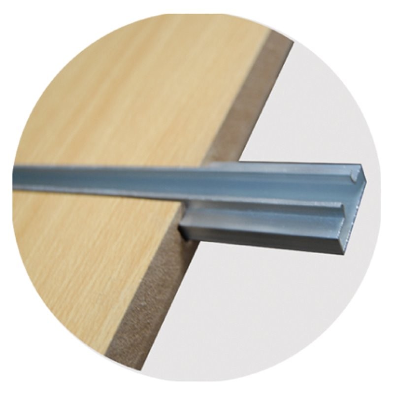 GUÍA DE ALUMINIO PARA PANEL DE LAMAS 20UD