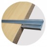 GUÍA DE ALUMINIO PARA PANEL DE LAMAS 20UD