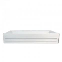 CAJÓN BLANCO CON RUEDAS PARA ESTANTERÍA