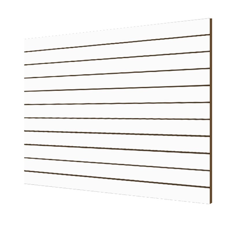 PANEL DE LAMAS BLANCO BRILLO 10.5 GUÍAS (2 UD) CON GUÍAS DE ALUMINIO (21 UD)
