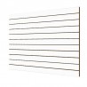 挂钩槽板 亮白色 10.5 槽（2 件装），带铝制导轨（21 件）