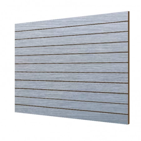 PANEL DE LAMAS GRIS 10.5 GUÍAS (2 UD) CON GUÍAS DE ALUMINIO (21 UD)