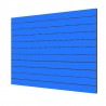 PANEL DE LAMAS AZUL 10.5 GUÍAS (2 UD) CON GUÍAS DE ALUMINIO (21 UD)