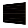 PANEL DE LAMAS NEGRO RELIEVE 7.5 GUÍAS (2 UD)  CON GUÍAS DE ALUMINIO (15 UD)
